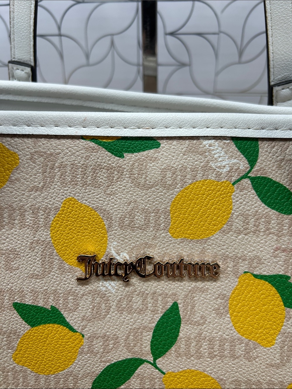 3580 Juicy Couture Fruitful Lemon Tote 083580 - Picture 7 of 12